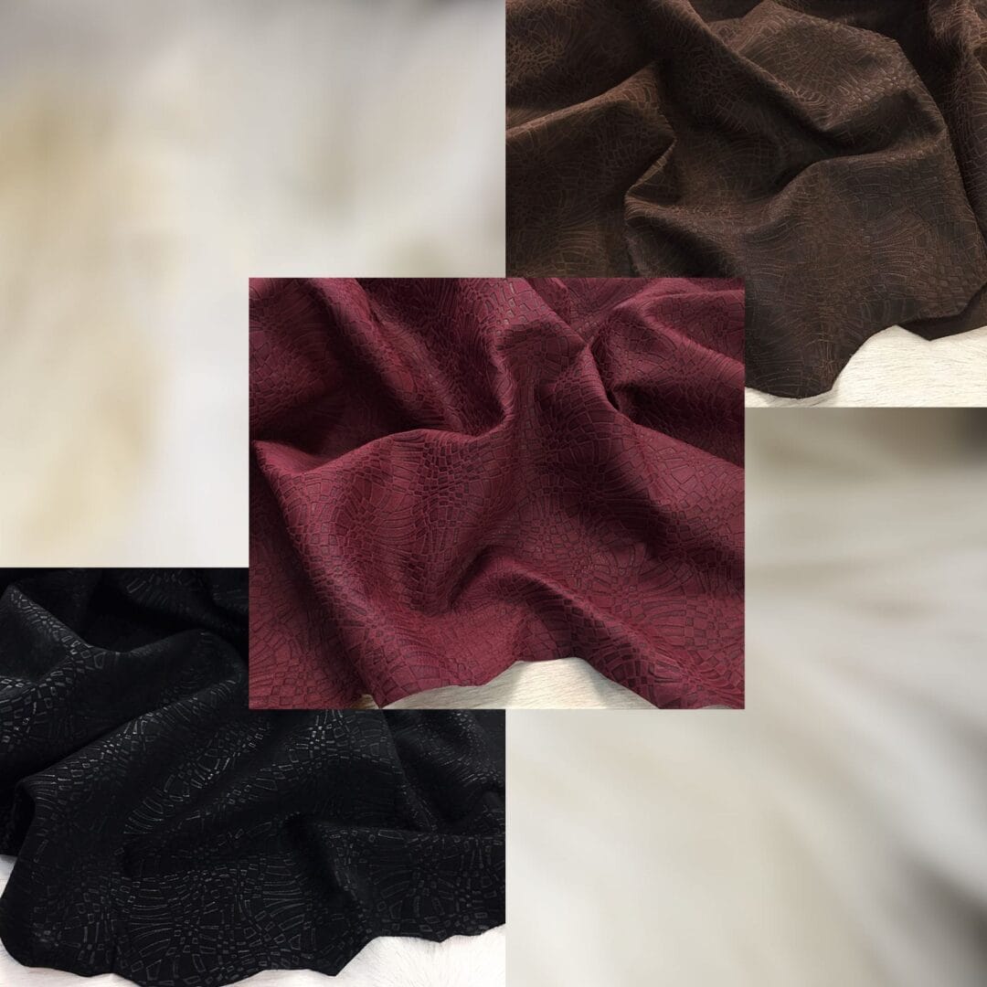 websitegeometricphoto Goatskin Geometric Leather 2 oz | 5-8 SF.
