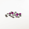NH80.AB 0.27" l 6.9mm Acrylic Rhinestone Rivets - Antique Brass (100pcs)