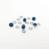NH80.COLOR 3TP Acrylic Turquoise Stone Rivets- Nickel NH80-1TP