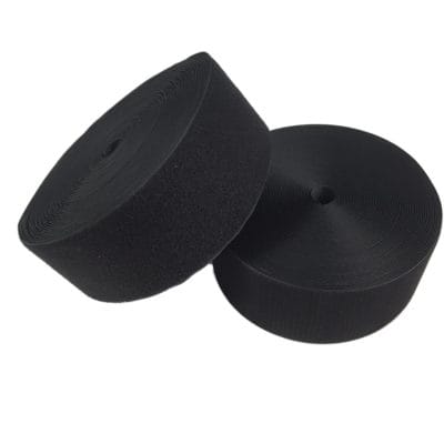 Avetco Inc-Velcro 100mm-Black (1) Heavy Duty Hook and Loop Fasteners 15 & 81ft. L x 4in W