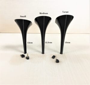 TPU #827 High Heels with Heel Tips 5"- 5 Pairs
