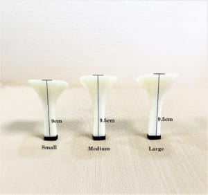 TPU #A130 High Heels with Heel Tips 3.75"- 5 Pairs