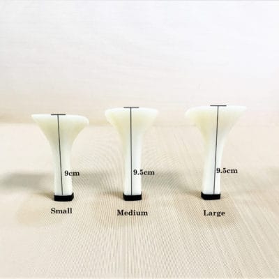 TPU #A130 High Heels with Heel Tips 3.75"- 5 Pairs