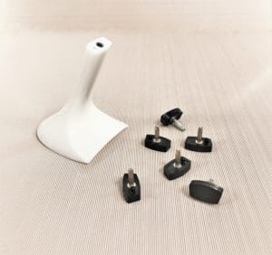 TPU #A130 High Heels with Heel Tips 3.75 inch - 5 Pairs