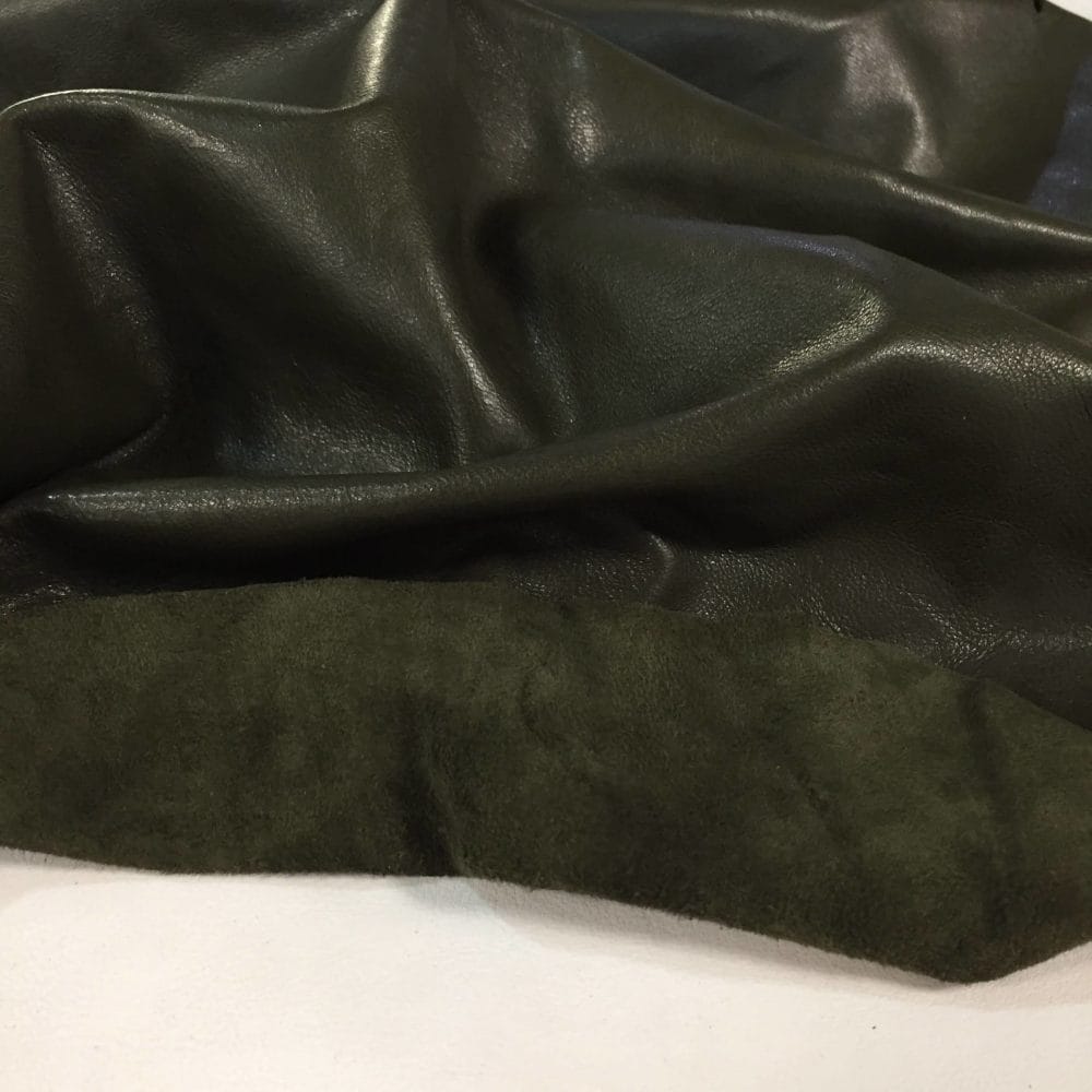 LOX OLIVE NIGHT Lambskin Top grain veg tan lambskin with natural transparent dye