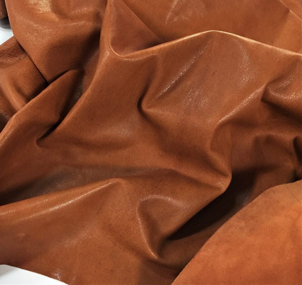 SL-2003 British Tan (4) Tenderlox Semi Veg Tan Goatskin 2 oz | 6-8 SF.