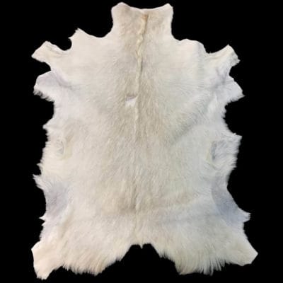Hair On Goat Hide #3 - Natural White