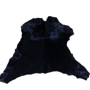 Short Hair Cavallino Calfskin Black