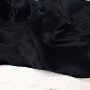 Short Hair Cavallino Calfskin Black