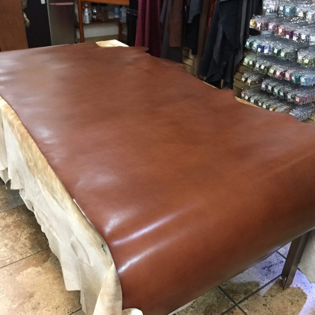 fiesta tobacco brown cow leather avetcoinc@ full veg aniline cow leather
