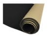 0.12″ | 3mm E200 Black Self Adhesive Eva Foam closed cell Hardness 20-25° Shore C What is EVA Foam? Eva Foam consists of Ethylene Vinyl Acetate and blended copolymers, which give an elastic quality. It is chemically cross-linked, resulting in a uniform cell structure and a semi-rigid product for various applications, and has shock-absorbing and buoyancy properties and is resistant to water, UV radiation, and cracking. Available in various thicknesses and densities with a smooth texture on both sides. It is a versatile material that can be shaped with heat, easily glued to other materials, and painted, making it perfect for creative expression. EVA foam has various uses, including footwear for insoles, handbags for stiffening, interlining, stiffener, sports equipment, athletic padding, packaging, flooring, and even cosplay props and costumes. Suitable For: Footwear Handbags stiffener Sports Packing Flooring Sports Equipment Props Costumes Cosplay Interlining Sports Athletic padding Case inserts Protective packaging