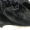 Long Hair Cavallino Calfskin Black with Bald Spots
