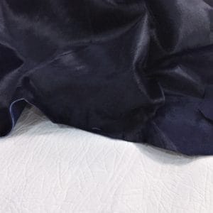 Calfskin Blue Short Hair Cavallino Calfskin Medieval Blue