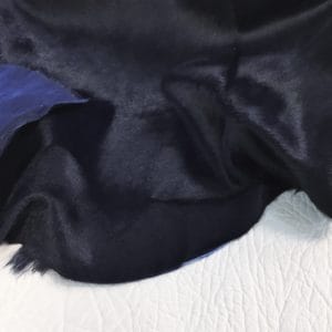 Calfskin Blue Short Hair Cavallino Calfskin Medieval Blue