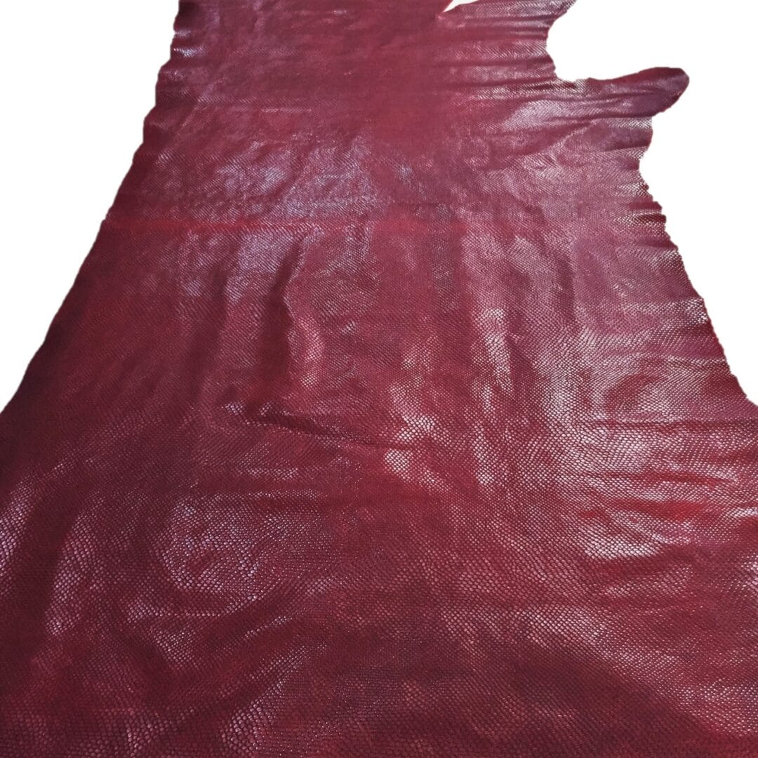 red snake embossed cow leather avetcoinc@ red water snake embossed cow leather