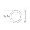 38 mm 5thk Oring Templet