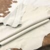 ESL.101BONE (5) Economy Lambskin Nappa Leather Hide 2 oz Bone