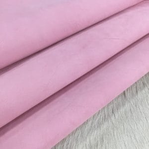 Peachskin goat suede leather hide