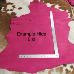 Avetco Inc Clearance Lambskin Bright Fuchsia (3) Economy Lamb Nappa Leather-Bone