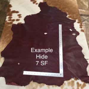 Avetco Inc Economy Lambskin Burgundy (2) Economy Lamb Nappa Leather-Bone