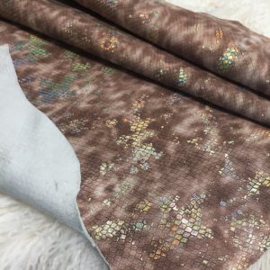 Gaboon Snake Print Lambskin avetcoinc@ (10) Snake Embossed Lambskin Leather 2 Oz. 7-9 Sq. Ft.