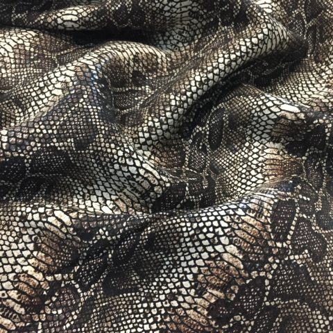 Glazer Snake 3D Lambskin avetcoinc@ (4) Snake Print Lambskin Leather 2 Oz.