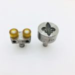 Fleur De Lis Die Setting Tool AR-52 Avetcoinc@ (4) Fleur De Lis Rivet Setting Tool AR-52