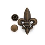 antique-brass-fleur-de-lis-decorative-rivet Fleur De Lis Rivet Setting Tool AR-52