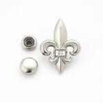 fleur-de-lis-nickel-decorative-rivet-flat-round-cap-avetco Fleur De Lis Rivet Setting Tool AR-52
