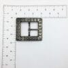 Belt Buckle A.Silver 40mm 1.57inch HA2002 Avetcoinc@(1) gothic square belt buckle