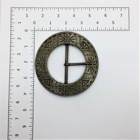 2.36″ | 60 mm Belt Buckle 5Pcs Bag – ANTIQUE BRASS