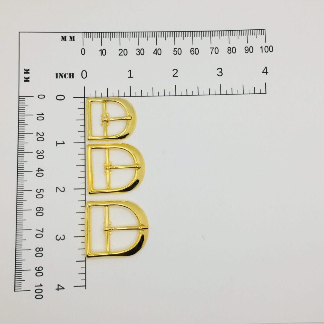 Gold Belt Buckle 23-29mm