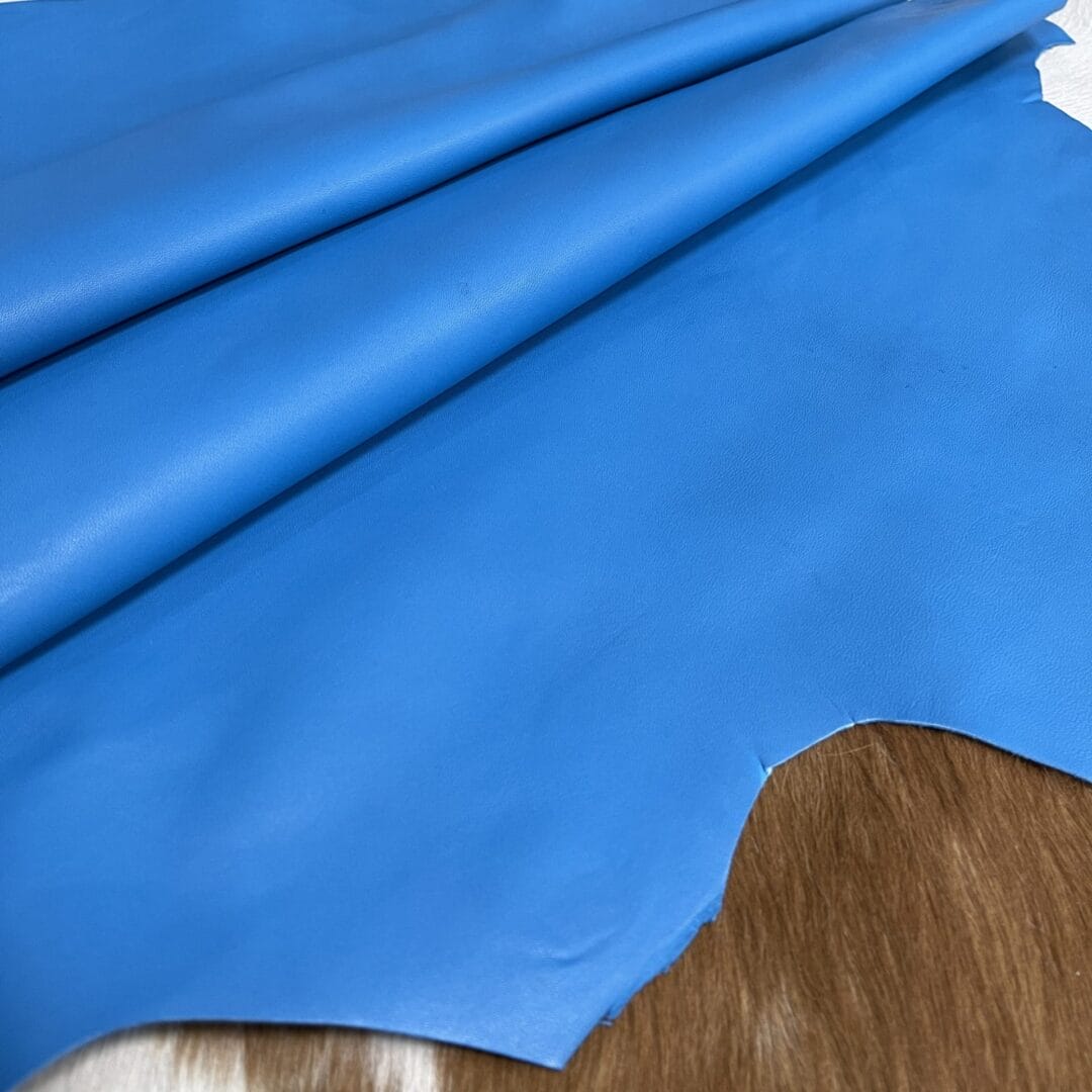 SL-101 Aqua Blue Lamb Economy Lambskin Nappa Leather 2 oz Aqua Blue