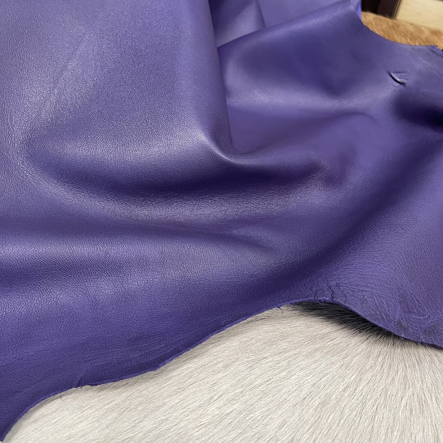 SL-101 Purple Lamb Economy Lamb Nappa Leather 2 oz Purple