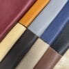 The Hudson Cow Leather Collection showcases exquisite cowhide items crafted from top-quality full-grain leather. These products are highly durable and built to last. With a timeless and exquisite appearance, the leather boasts a natural grain texture and is 1.0-1.2 mm thick. Its medium-soft temper feels silky smooth against the skin. These versatile products can be used for hats, wallets, handbags, shoes, accessories, and apparel. Every hide is approximately 18-20 sq. ft. and has a sleek chrome finish.