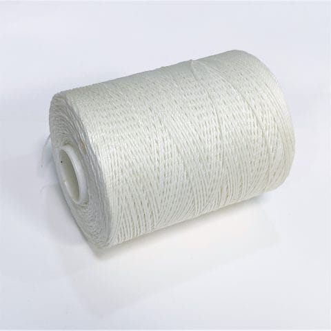 TI1000-2 White (2) White Heavy Duty Waxed Thread 0.8mm 433 yd Spool