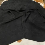 Black Grain Pig Suede 2 Premium Garment Pig Grain Suede Leather 2 oz