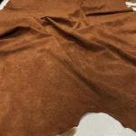 Rustic Brown 3 Premium Garment Pig Grain Suede Leather 2 oz