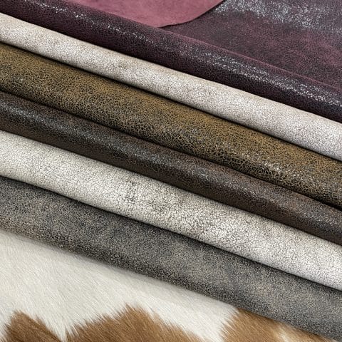 Oklahoma Colors 2 Oklahoma Crackle Distressed Cow Leather 3/4 oz