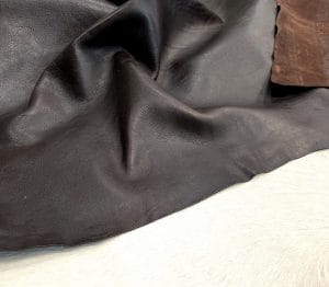 Java Tierra Veg Tanned Leather Waxed Pull Up 4 oz Java Brown