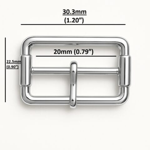 Y2017.N.20MM 0.79″| 20mm Center Bar Buckles #Y2017-50/100pk