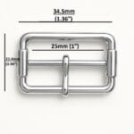 Y2017N25MM 1″| 25mm Center Bar Buckles #Y2017-50/100pk