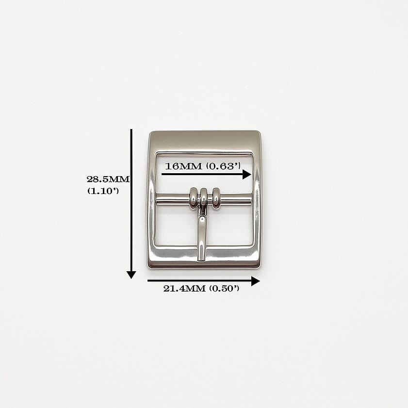 Y4004-Buckle 16MM 0.63 inch, 16 mm Center Bar Buckles #Y4004-50/100pk