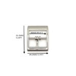 0.87″ | 22 mm Center Bar Buckles #Y4004-50pk/100pk