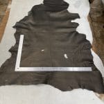 Economy Lambskin Nappa Leather 2 oz Pearl Dark Olive