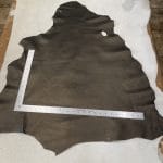 Economy Lambskin Nappa Leather 2 oz Pearl Dark Olive