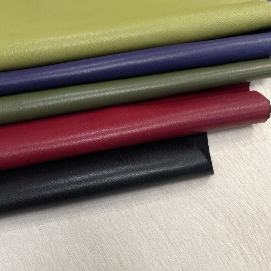 Heritage Goat Leather Heritage Goatskin Leather features a silky smooth texture and a refined finish. Available in rich shades of red, black, green, and purple, it offers durability and versatility for bold, sophisticated designs.