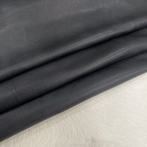 SL-103BLK Lambskin Lining Aniline Leather 1-2 oz Bundle Black