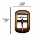 Y1018-Antique-Brass-Center-Bar-Buckle-10mm 0.39″| 10mm Center Bar Buckles Y1018