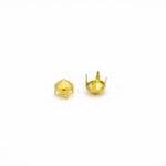 A56 9MM SPIKE NAIL HEAD GOLD 9mm Cone Nailheads | A56 Decorative Studs -200pcs